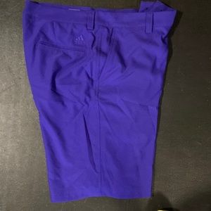Adidas mens golf shorts size 36 purple